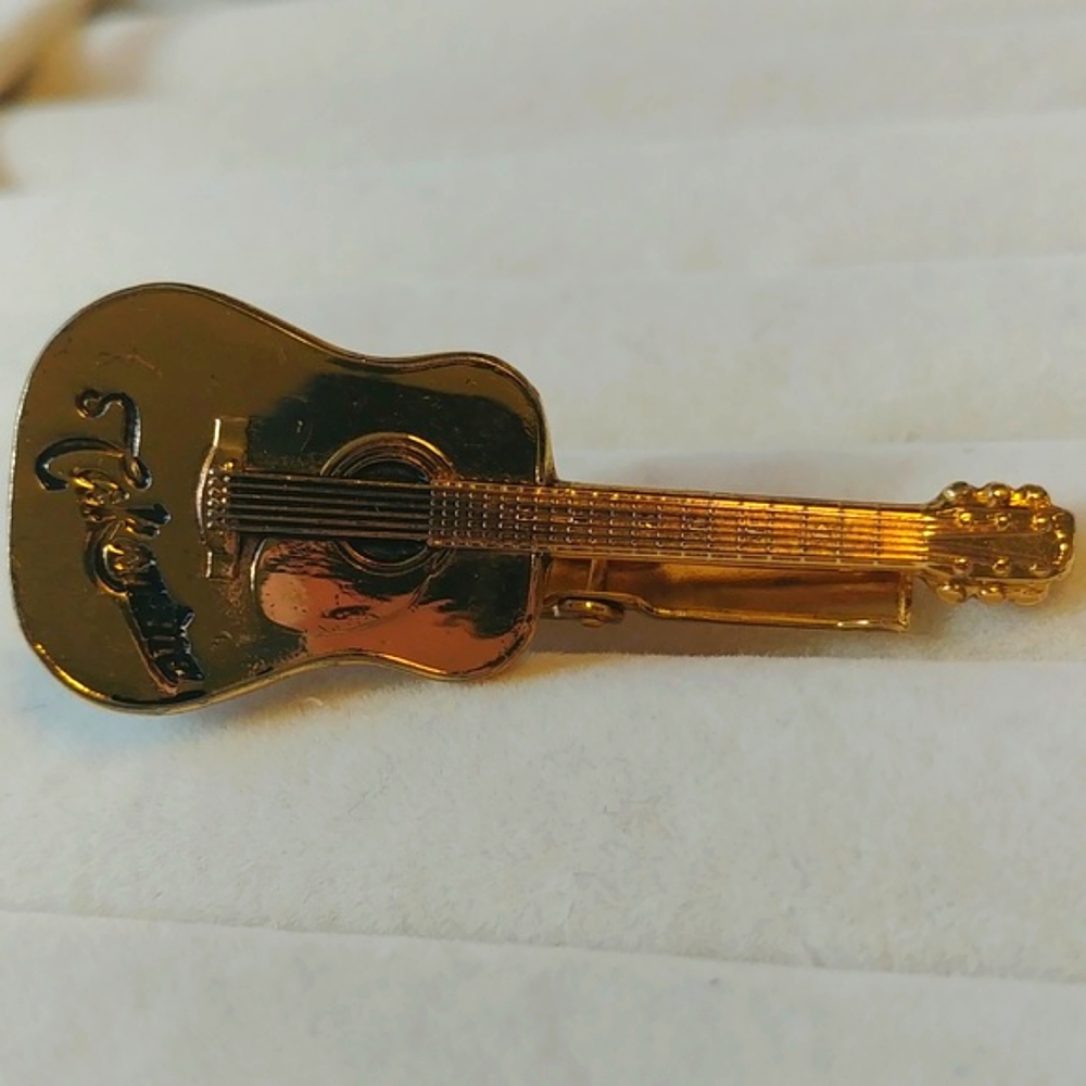 3/$30 Vintage Guitar Tie or Scarf Clip